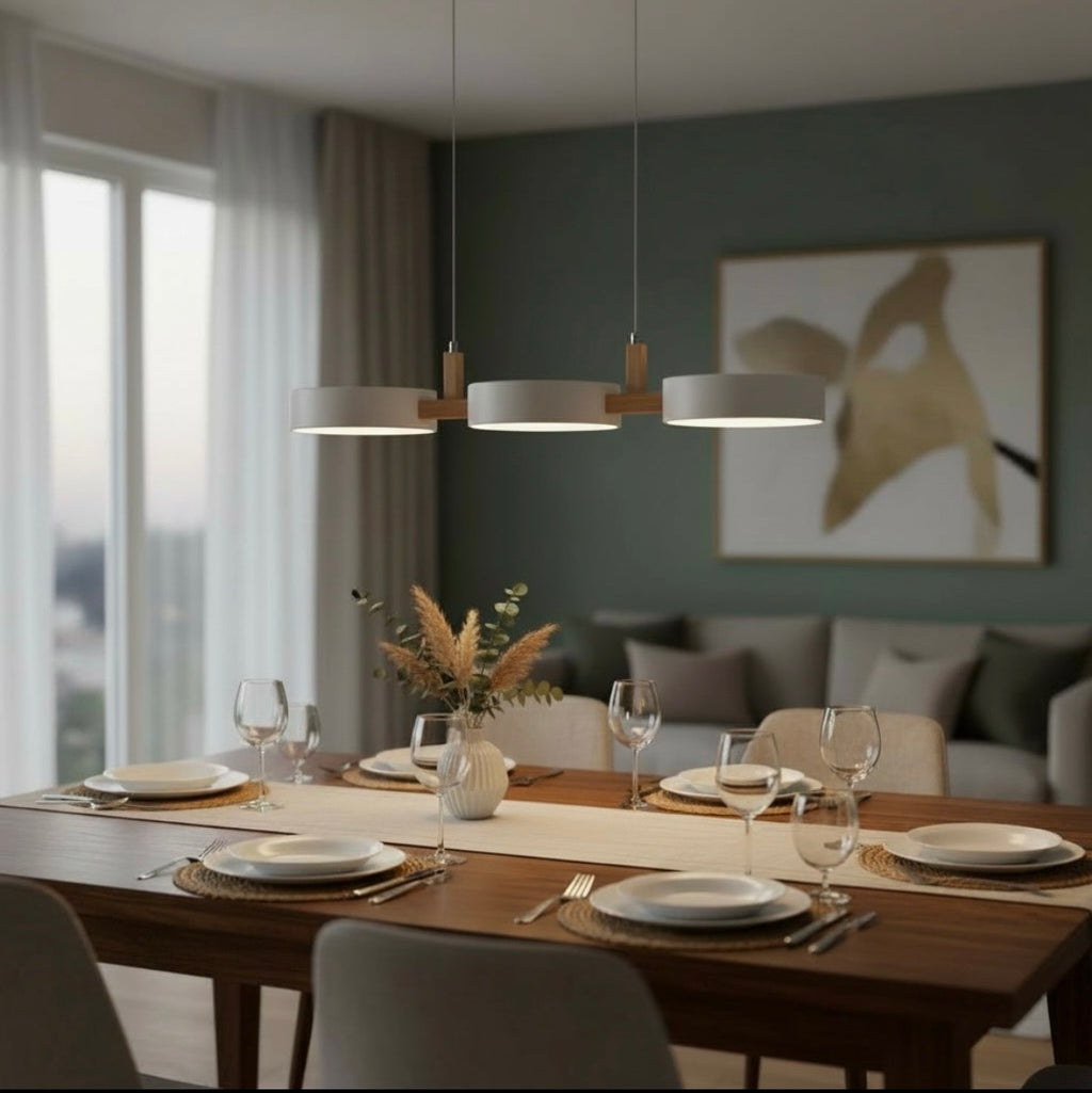 Suspension Moderne 3 Lampes – Éclairage Design Minimaliste
