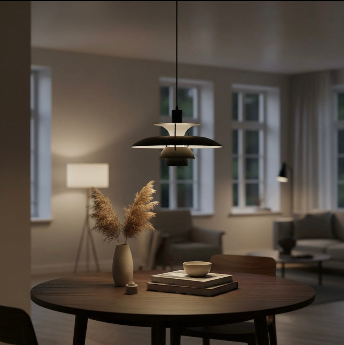 Suspension Design Nordique – Lampe Moderne pour Intérieur Cosy