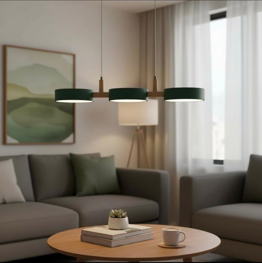 Suspension Moderne 3 Lampes – Éclairage Design Minimaliste