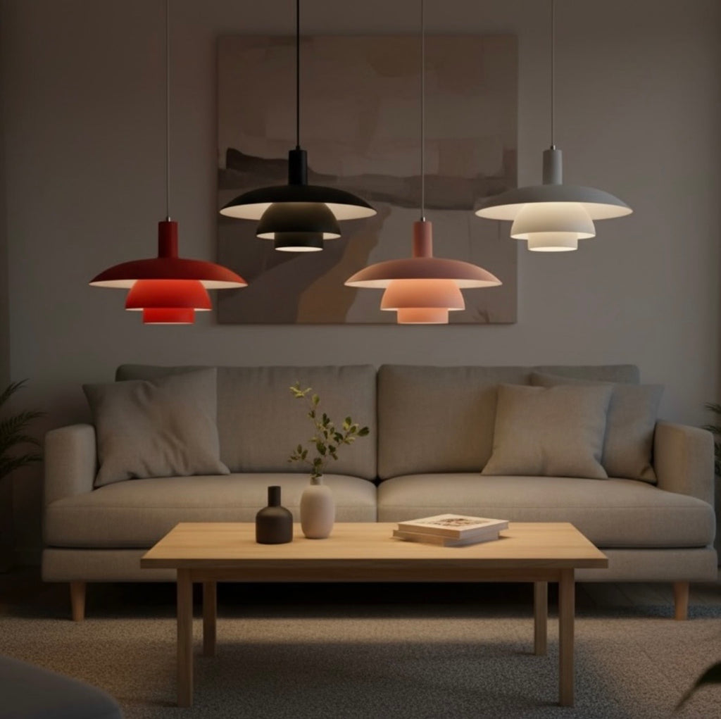 Suspension Nordique Élégante – Luminaire Design pour Salon ou Cuisine