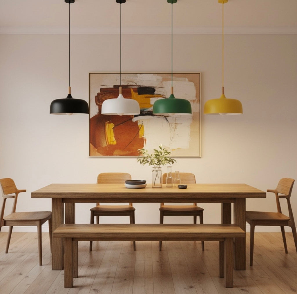 Suspension Moderne Colorée – Luminaire Style Nordique